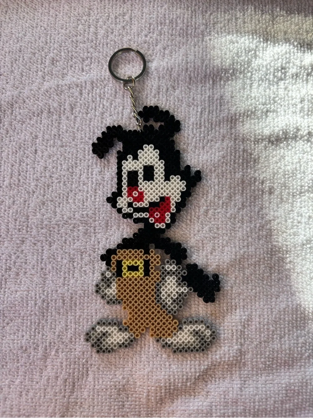 Perler Bead Keychain